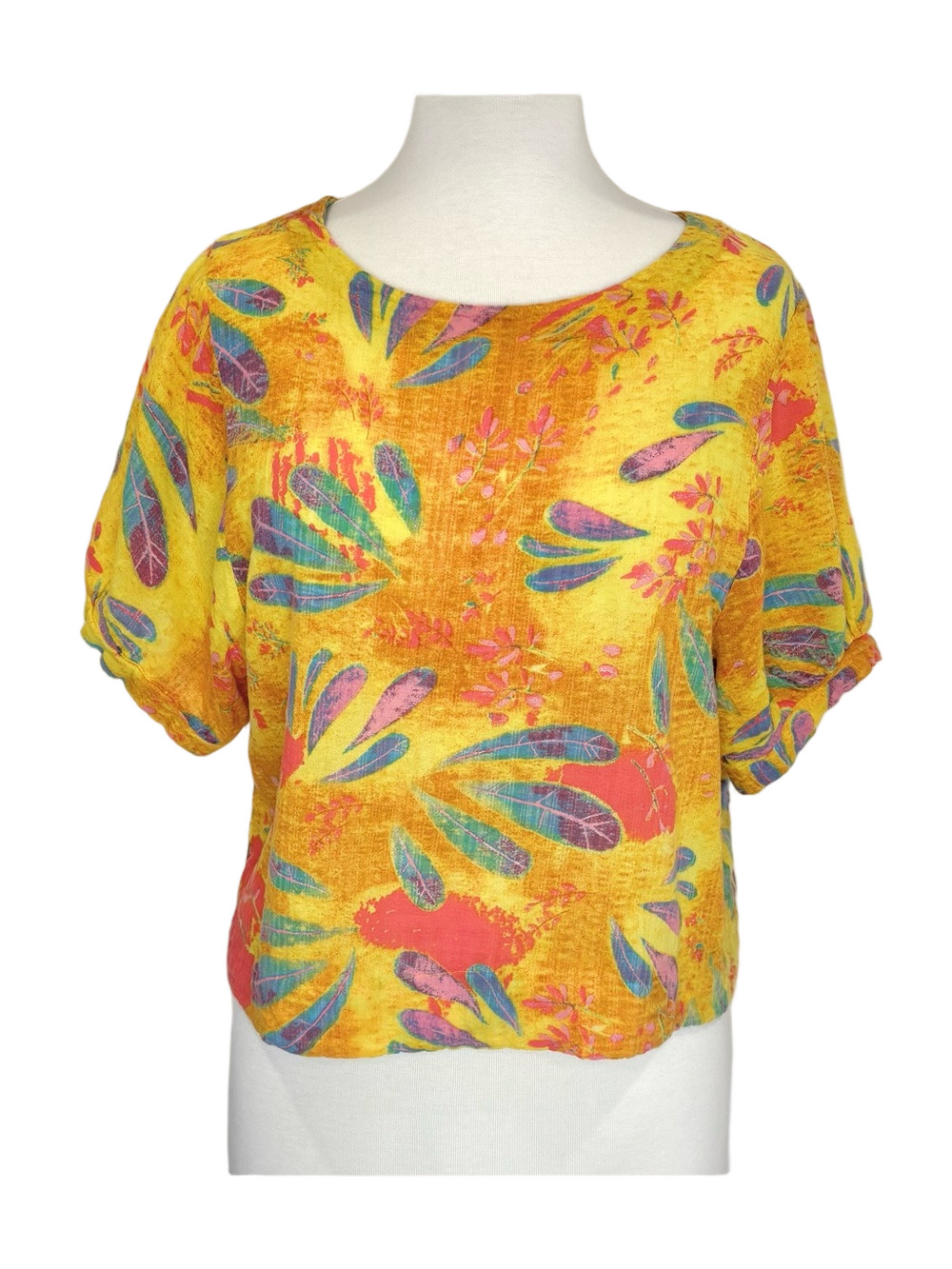 Mine Closet multicolour feather top